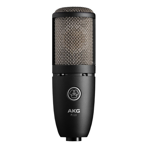 Micrófono AKG P220 Condensador Cardioide color negro