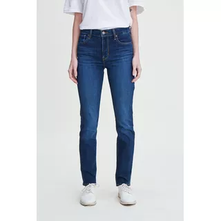 Jean Mujer Levi's® 724 High-rise Straight Carbon Glow