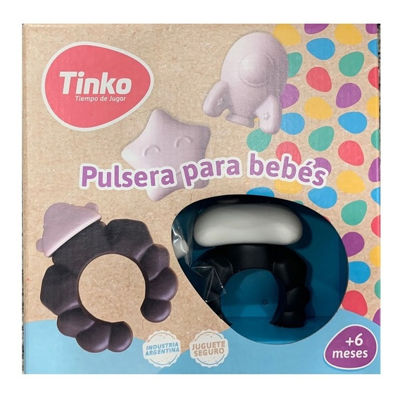 Pulsera Para Bebés Con Formas De Goma Encastrables - Tinko