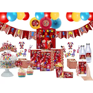 Kit Cumpleaños Imprimibles Circus Digital