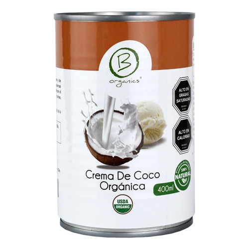 Be Organics crema de coco organica 400 ml