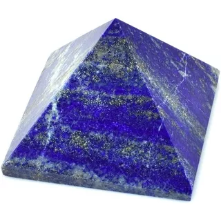 Pirâmide Pedra Azul Natural Lapis Lazuli 5cm Queops Energia 