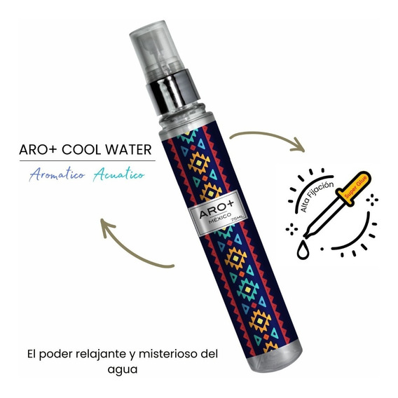 Perfume Caballero 75ml Aro+ Cool Water Esencia Alta Fijación