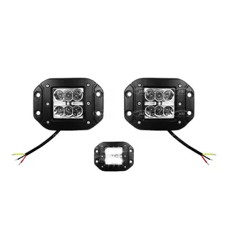 Faro 6 Led Empotrable Cree Jeep Ford (par)