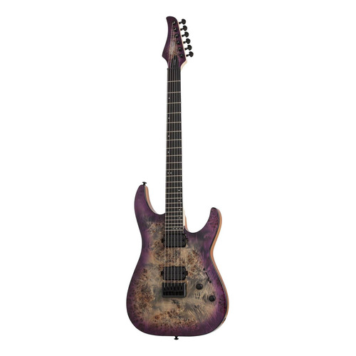 Guitarra eléctrica Schecter C-6 Pro de arce aurora burst con diapasón de wengué
