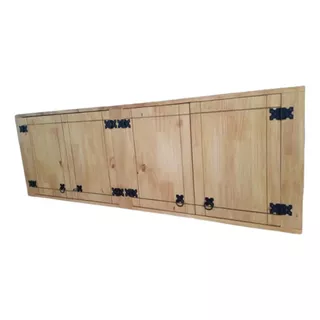 Aereo Cozinha Madeira Pinus Estilo Rustico 50x150x30