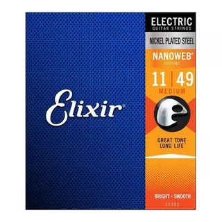 Elixir 12102 Encordado Guitarra Electrica 011 Nanoweb