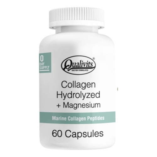 Colageno Hidrolizado + Magnesio 60 Capsulas Qualivits Sabor Neutro