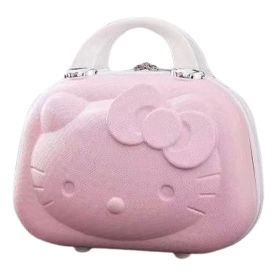 Maleta Maletin De Viaje Cosmetiquera Neceser Hello Kitty