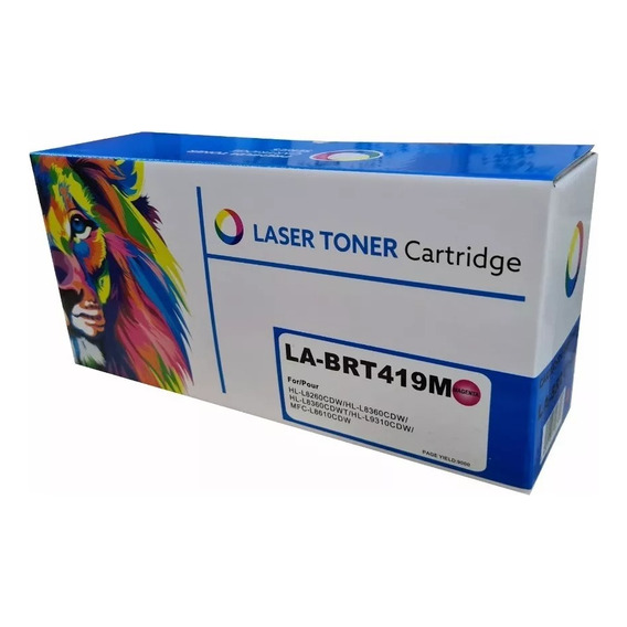 Toner Alt Brother 8260 8360 8900 9310 Tn419 Negro Y Colores