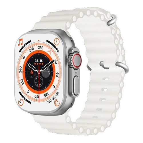 Reloj Smartwatch Inteligente Somostel T800 Ultra Ts Home Color de la caja Plateado Color de la malla Gris Color del bisel Plata Diseño de la malla Deportiva