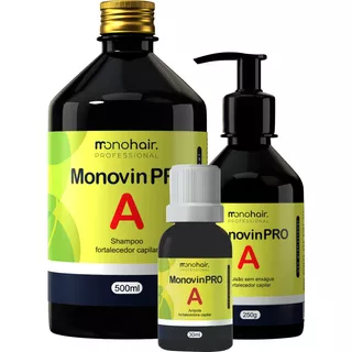 Kit Monovin Pro A Original Crescimento Capilar (3 Itens)