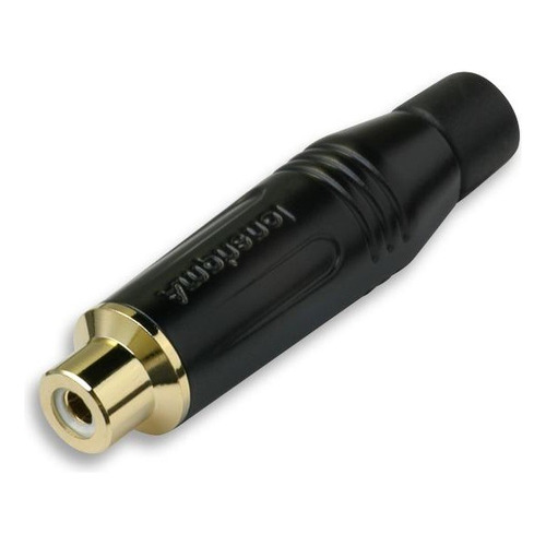 Ficha Rca Hembra Cable Negro Amphenol Acjr-blk