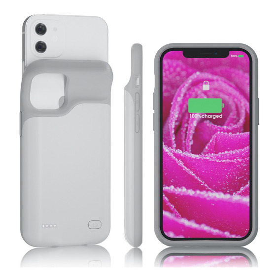 Carcasa Con Batería Recargable Para iPhone 12 Mini Blanco