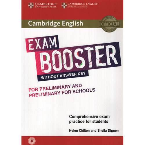 Cambridge English Exam Booster For School No Answer Key + Audio Cd, de Chilton, Helen. Editorial CAMBRIDGE UNIVERSITY PRESS, tapa blanda en inglés internacional, 2017