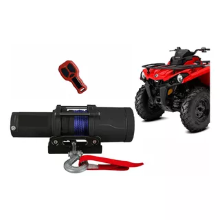 Guincho 3500 Controle Remoto Quadriciclo Can Am Outlander L