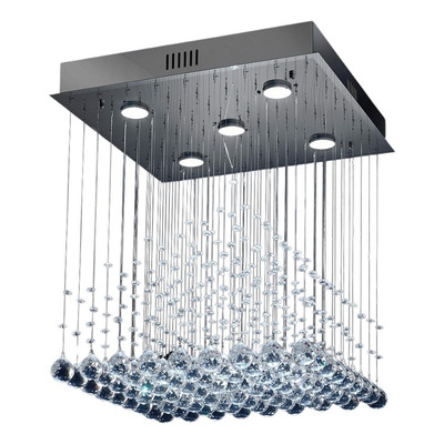 Colgante Cairel 5 Luces Gu10 Apto Gu10 50x50cm G22 Tz 