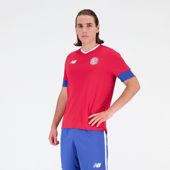 Jersey Costa Rica Home Short Sleeve Para Hombre