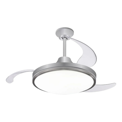 Ventilador De Techo Peabody Pe-vtr42b Retráctil Con Luz Led