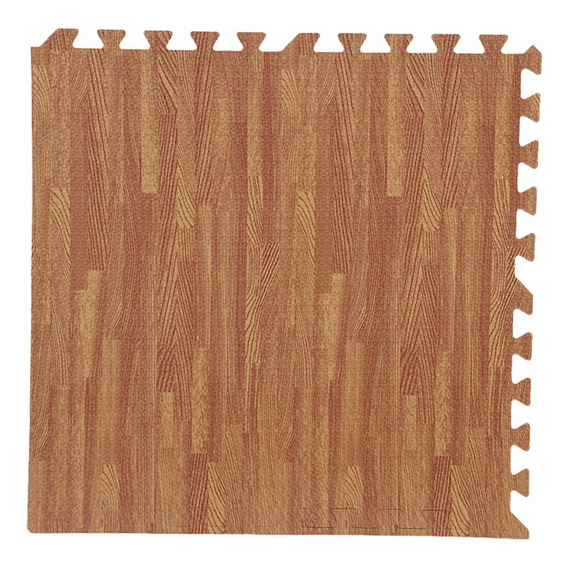 Tapete De Espuma Foamy Rompecabeza Patrón Madera Decorar 8pc