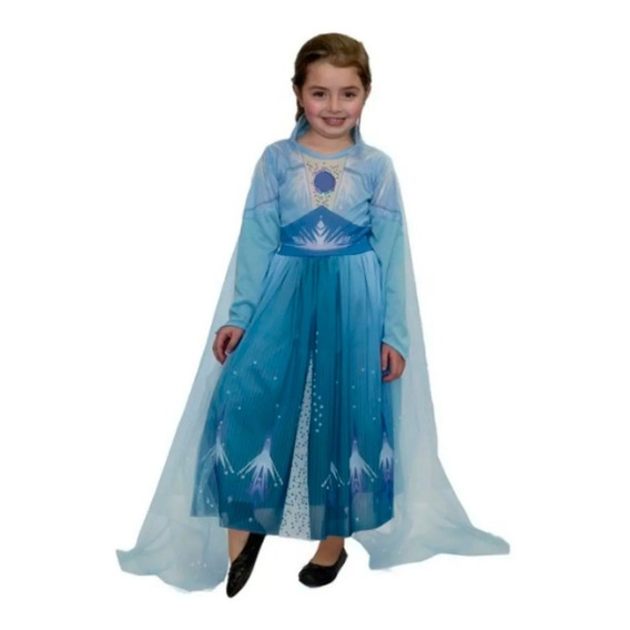 Disfraz Elsa Frozen 2 Celeste Original New Toys Educando