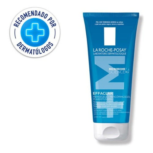 Gel Limpiador La Roche-posay Effaclar Purificante Momento de aplicación Día Noche Tipo de piel Grasa con tendencia acneica de 200ml