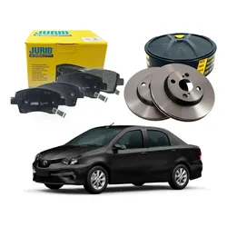  Kit Disco Pastilha Dianteira Etios Sedan 1.5 2017 A 2019