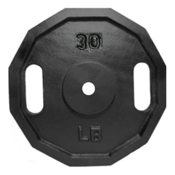 Disco Hexagonal De 30 Libras Lb ( 15 Kilogramos Kg)