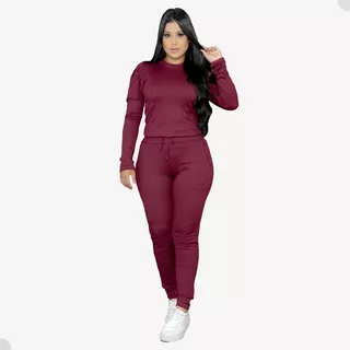 Conjunto Manga Longa Princesa Bufante Calça Jogger