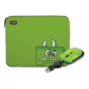 Funda Para Laptop Y Mouse, Kit Monsterz Perfect Choice