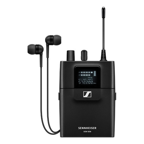 Sennheiser Xsw Iem Ek Sda Receptor Inalámbrico P/ Monitoreo Color Negro