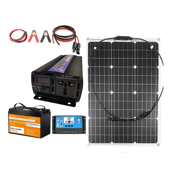 Kit Panel Solar 100 Wats