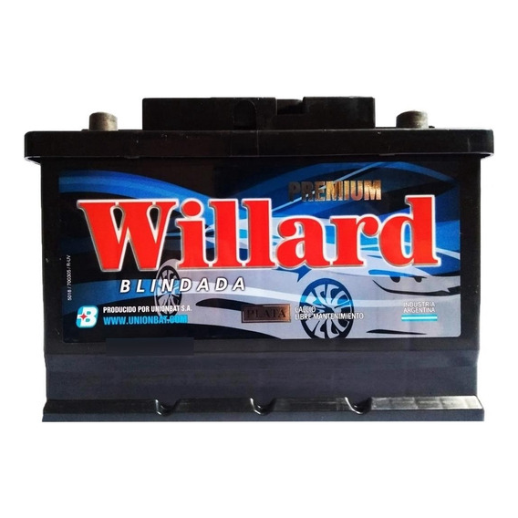 Bateria Willard 12 X 65 + Derecha Ub620d 51 Ah