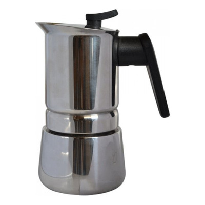 Cafetera Pedrini Moka Steel Acero Inox P/4 Tazas 02cf037 P
