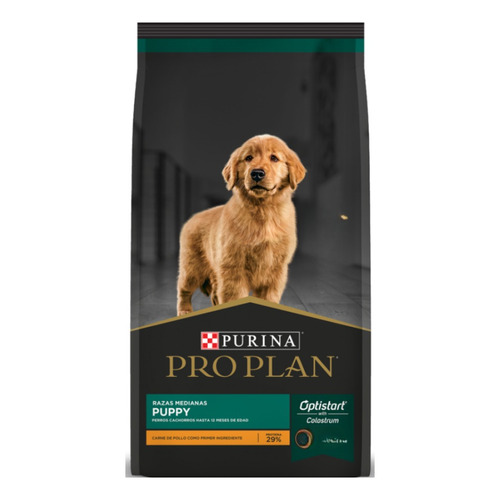 Alimento Pro Plan Complete  De Perro Pro Plan Puppy Razas Medianas para perro cachorro de raza mediana sabor pollo y arroz en bolsa de 3kg