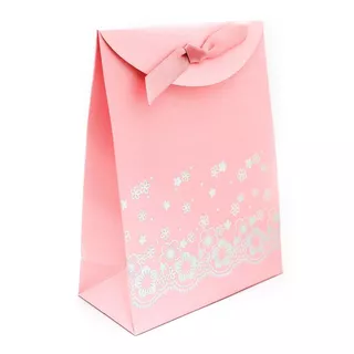 Envelope Para Presente Cor De Rosa Fita E Velcro Kit Com 10