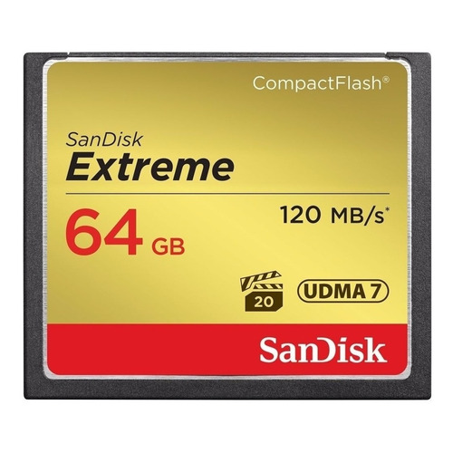 Tarjeta de memoria SanDisk SDCFXS-064G-A46  Extreme 64GB