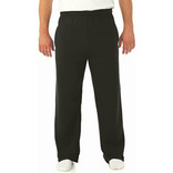 Jerzees Mens Sweatpants, Open Bottom Black, Medium Us