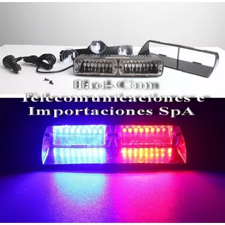 Baliza Led De Parabrisas Federal Signal Viper S2 Rojo/azul