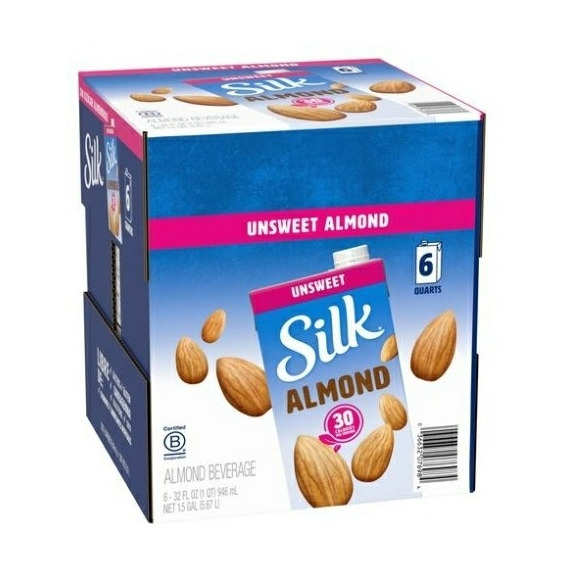 Leche De Almendras Silk Sin Azúcar Ori - L a $12907