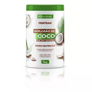 Finalizador Pentear Beleza Natural Explosão De Coco 1 Kg