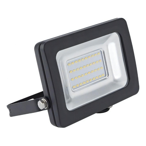 Reflector LED Sica Estandard 376721 20W con luz blanco frío y carcasa negro 220V