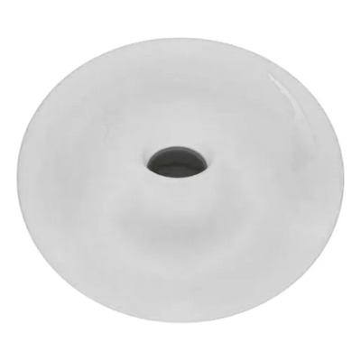 Lampara De Mesa Dona Led 12w 27080 Dinam. Blanco Naranja