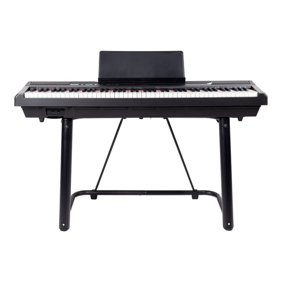 Piano Digital Aureal 88 Teclas Con Peso S-192 Con Base Metal