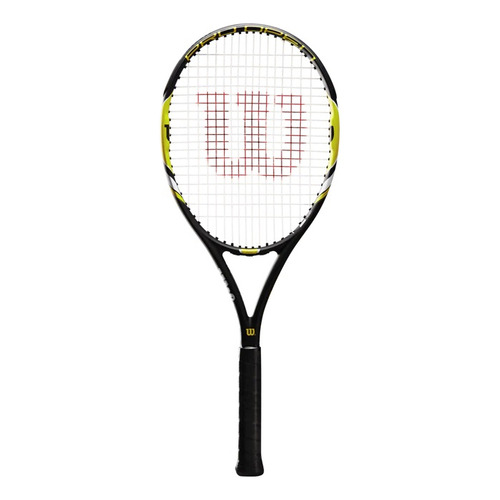 Raqueta de  tenis  Wilson  Value  Pro Open 100  color amarillo/negro   encordado 16 x 19  grip 4 3/8