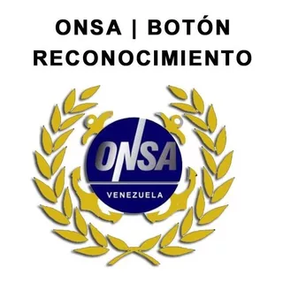 Botón (pin Dorado) De Reconocimiento (onsa Venezuela)