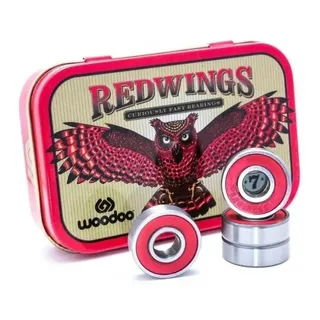 Rulemanes Skate / Long/ Roller Woodoo Redwings Abec7 X8 Unid