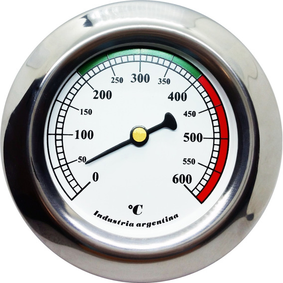 Reloj Termometro Medidor Temperatura Para Puerta Horno Barro