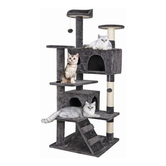 Torre De Árbol Para Gatos Resistente De 1.36 Metros Rascador