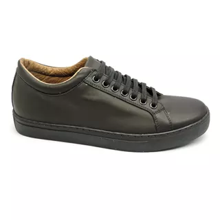 Zapatilla Zapato Hombre Cuero Goma 